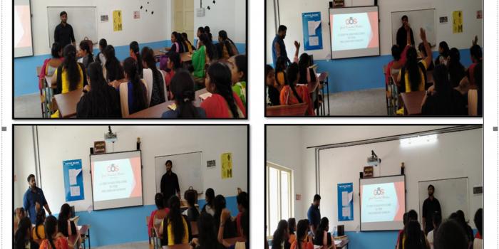 Guest Lecture On  Awareness And Career Guidance programme on 22nd  February 2020