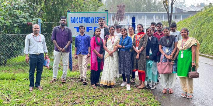 Department of Computer Science (SF) has been visited on One Day Industrial visit to Radio Astronomy Centre, Ooty on 29.08.2023 with 53 UG and PG students.