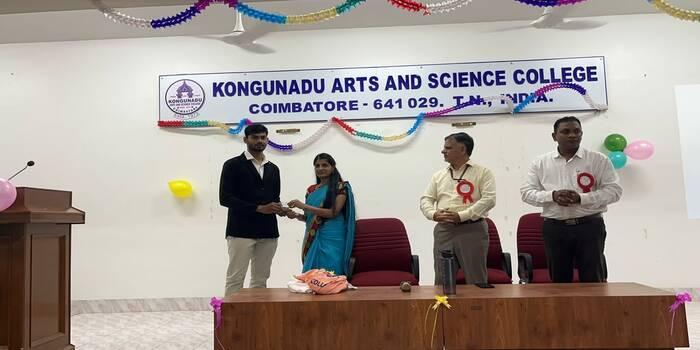 Chief Guest Awarding Responsibilities to students