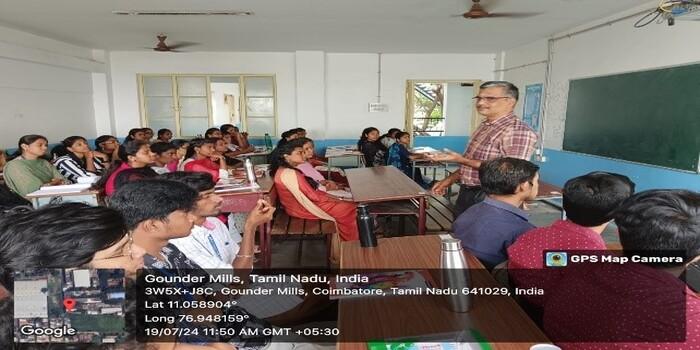 A Guest Lecture on “Nurturing youth Entrepreneurship -the need of the hour”