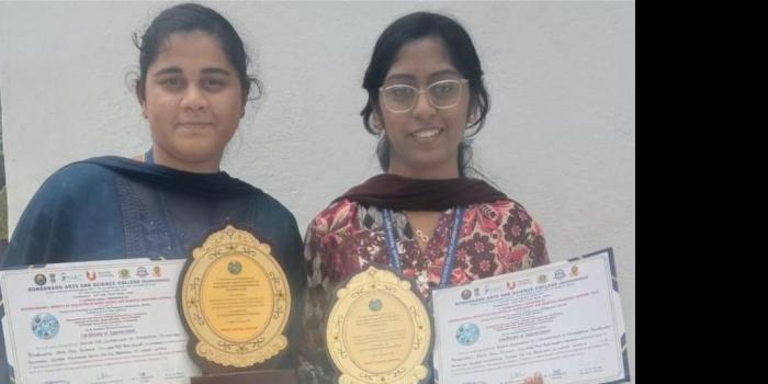 Kaviya M P (231IT016)  and Asrin  Nirshiath A (231IT060) Got "Best Paper Award"