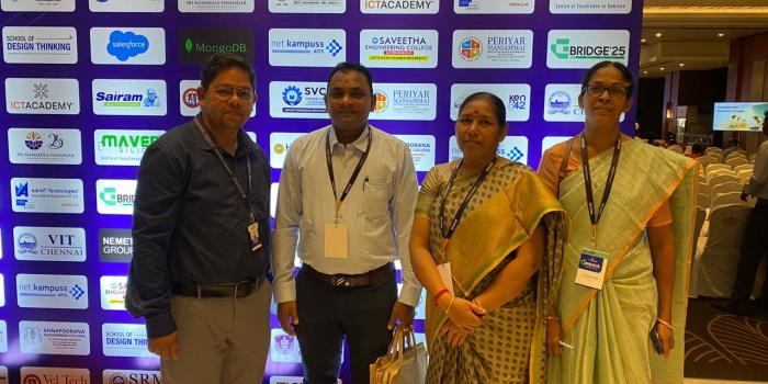 Our staff members participated in the ICT Bridge’25 event held in Chennai on 26 June 2025