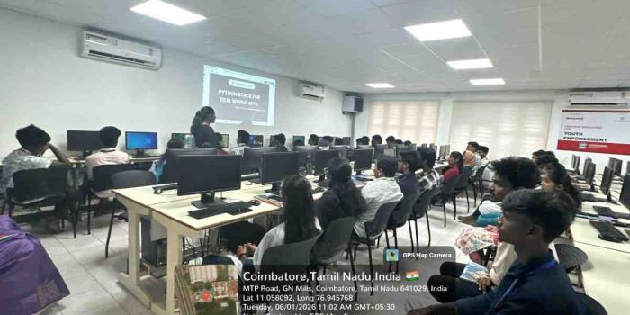 Department of Computer Science-SF -Workshop by Ms.Varsha Balamurugan,Full Stack Trainer-Puma Technovation,CBE
