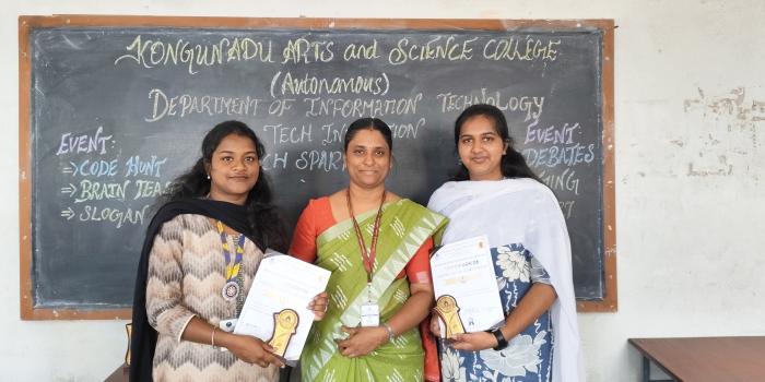           The Department of Information Technology, under the banner of Tech Innovators Association, successfully organized an Inter-Department Technical Event titled “TechSpark’26” on 12th February 2026 at 10:00 AM. 