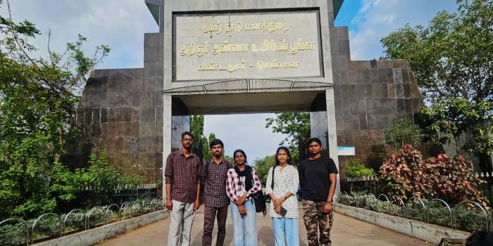 Students Internship at Aringnar Anna Zoological Park Chennai