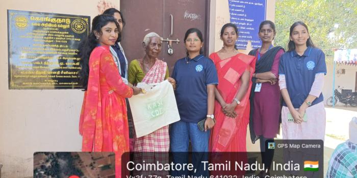 DISTRIBUTION OF CLOTH BAGS