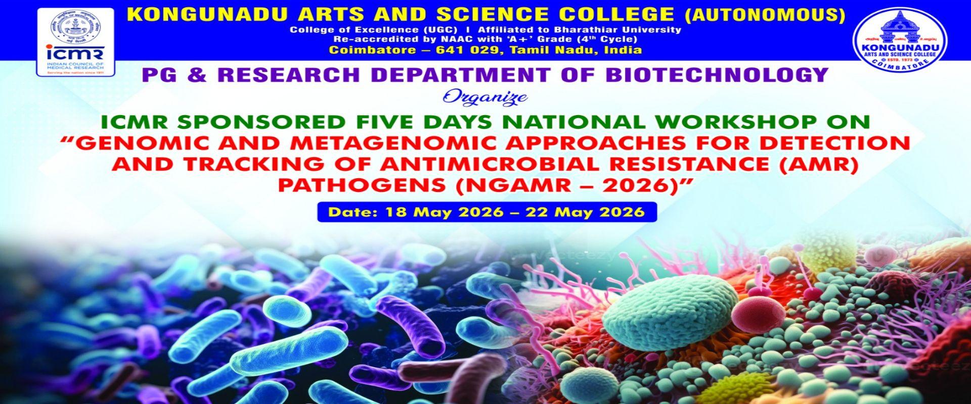 PG and research Department of Biotechnology